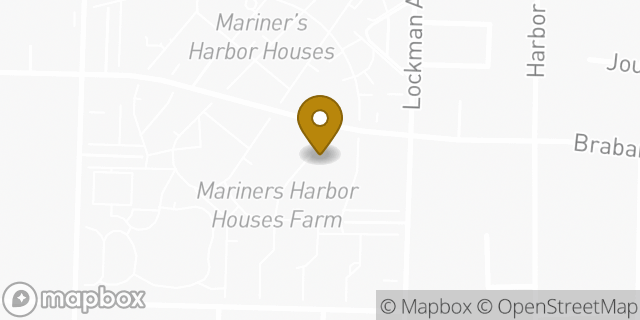 Map showing the location of Amazon Locker - Partridge in Staten Island, NY 10303