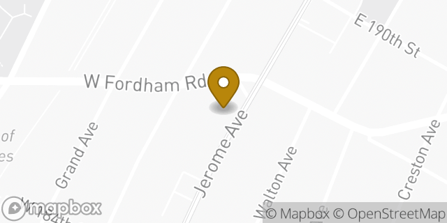 Map showing the location of Amazon Locker - Brea in Bronx, NY 10468
