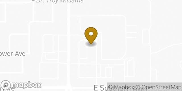 Map showing the location of Amazon Locker - Carob in Mesa, AZ 85208