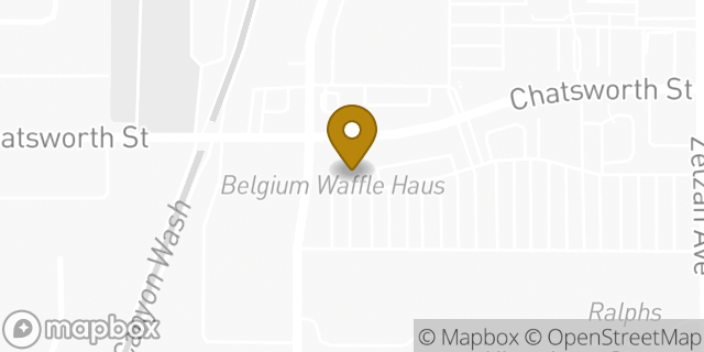 Map showing the location of Baskin-Robbins in Granada Hills, CA 91344