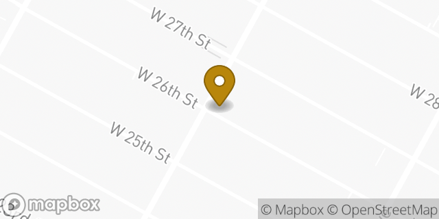 Map showing the location of Chipotle Mexican Grill in New York, NY 10001