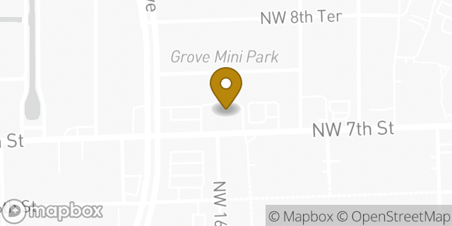 Map showing the location of ATM Walgreens in Miami, FL