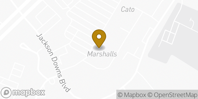 Map showing the location of Marshalls in Nashville, TN 37214
