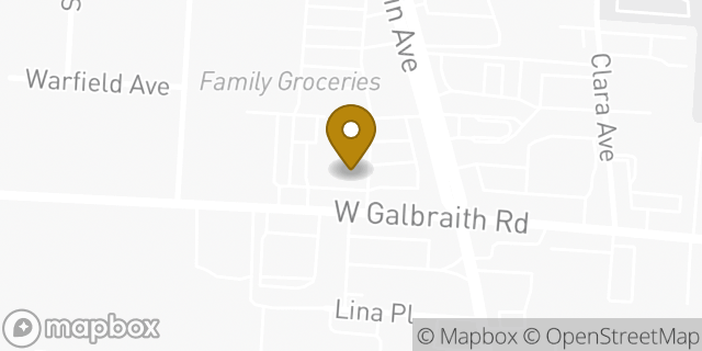 Map showing the location of CVS Pharmacy in Cincinnati, OH 45239