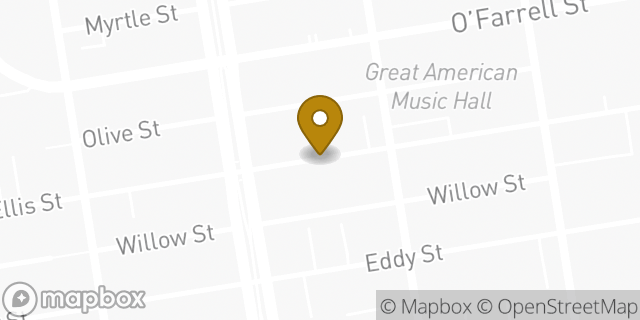 Map showing the location of San Francisco - Ellis Street HLE in San Francisco, CA 94109