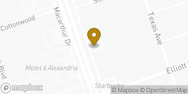 Map showing the location of Sonic Drive In in Alexandria, LA 71303