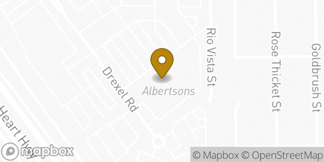 Map showing the location of Albertsons in Las Vegas, NV 89130