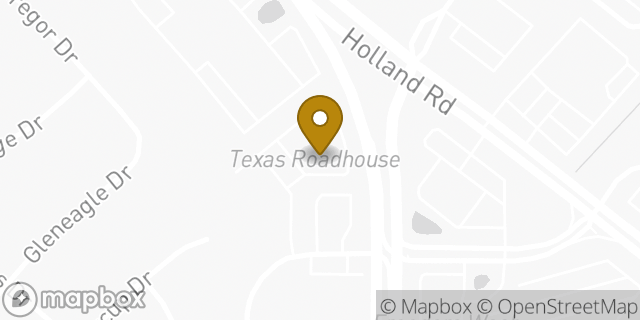 Map showing the location of Texas Roadhouse in Virginia Beach, VA 23462