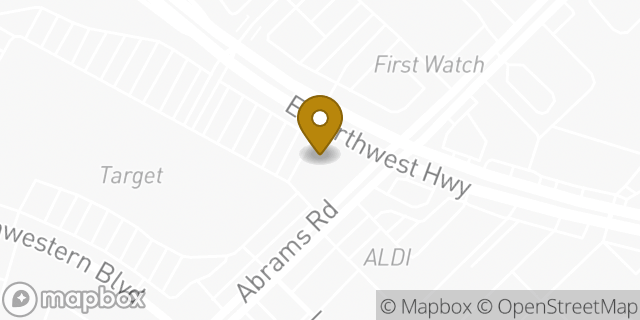 Map showing the location of CVS Pharmacy in Dallas, TX 75214
