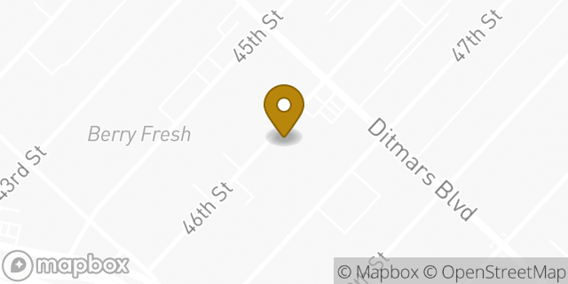 Map showing the location of CubeSmart Self Storage in Astoria, NY 11105