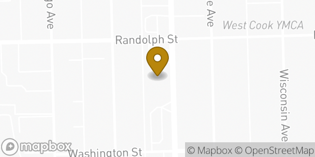 Map showing the location of Aldi in Forest Park, IL 60130