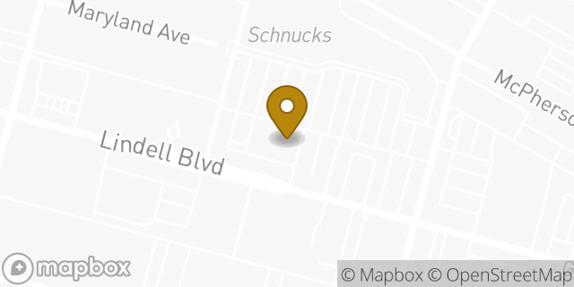 Map showing the location of CVS Pharmacy in St Louis, MO 63108