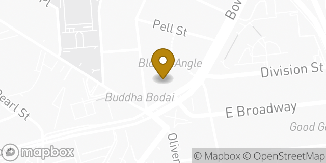 Map showing the location of Chase Bank in New York, NY 10038