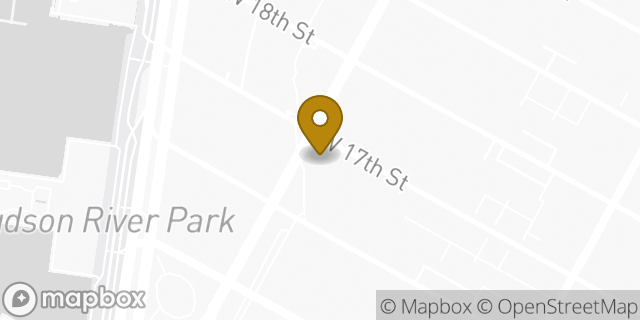 Map showing the location of Equinox High Line in New York, NY 10011
