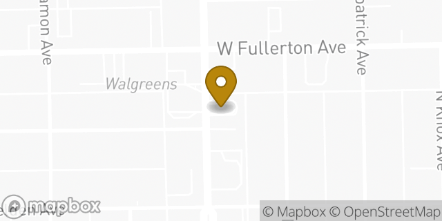 Map showing the location of Baskin-Robbins in Chicago, IL 60639