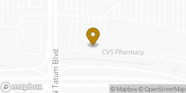 Map showing the location of Pearle Vision in Phoenix, AZ 85050