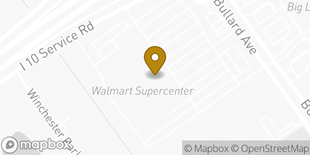 Map showing the location of Walmart in New Orleans, LA 70128