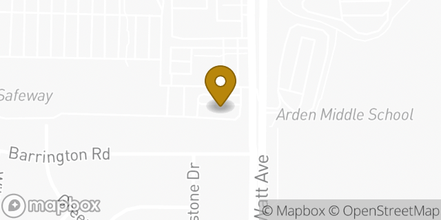 Map showing the location of Amazon Locker - Janou in Sacramento, CA 95864
