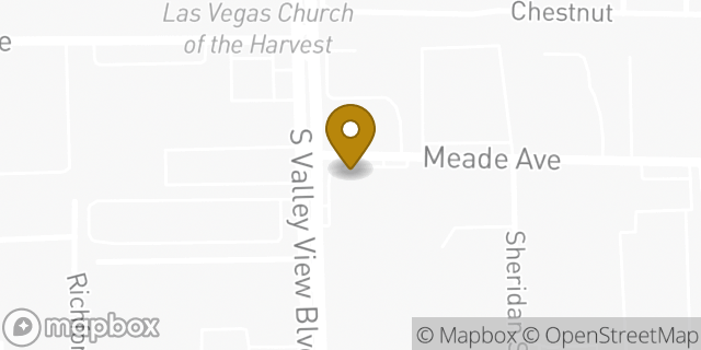 Map showing the location of EZPAWN in Las Vegas, NV 89102
