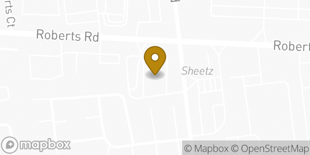 Map showing the location of MinuteClinic at CVS in Hilliard, OH 43026