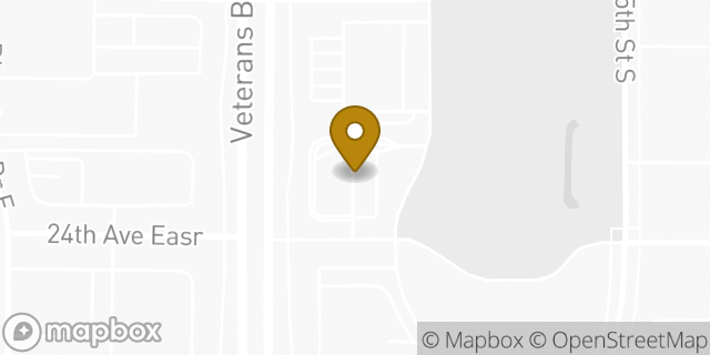 Map showing the location of McDonald's in Fargo, ND 58104