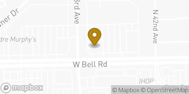 Map showing the location of Whataburger in Phoenix, AZ 85308