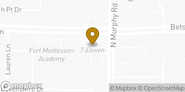 Map showing the location of ATM 7ELEVEN-FCTI in Murphy, TX 75094