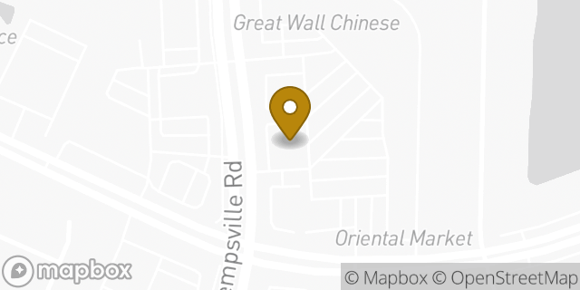 Map showing the location of AutoZone in Chesapeake, VA 23320