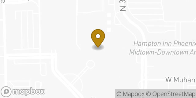 Map showing the location of Starbucks Coffee Company in Phoenix, AZ 85013