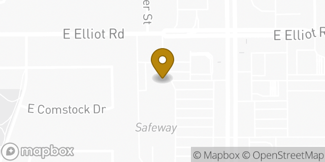 Map showing the location of The UPS Store in Gilbert, AZ 85296