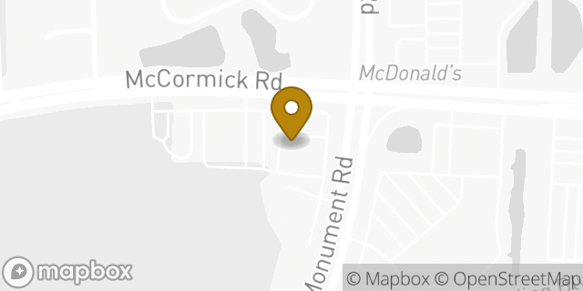Map showing the location of Amazon Locker - Parle in Jacksonville, FL 32225