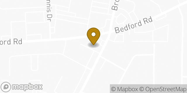 Map showing the location of 7-Eleven in Bedford, TX 76022