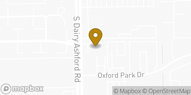 Map showing the location of AutoZone in Houston, TX 77082