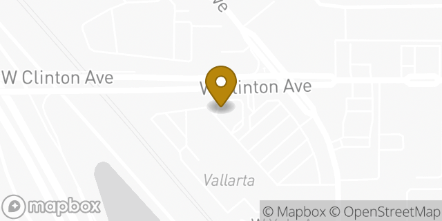 Map showing the location of Starbucks in Fresno, CA 93705