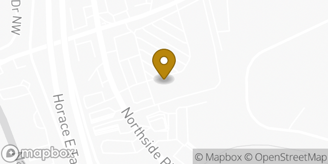 Map showing the location of The UPS Store in Atlanta, GA 30327