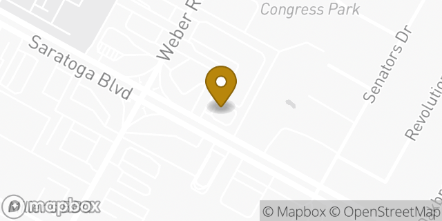 Map showing the location of Starbucks in Corpus Christi, TX 78413