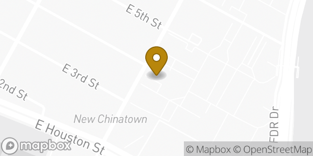 Map showing the location of Amazon Locker - Thumb in New York, NY 10009