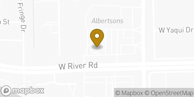 Map showing the location of Whataburger in Tucson, AZ 85704