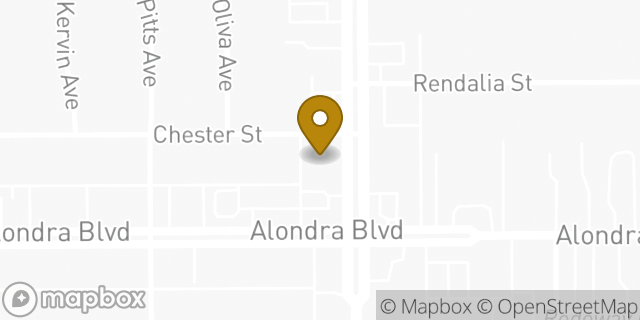 Map showing the location of ATM CVS in Paramount, CA
