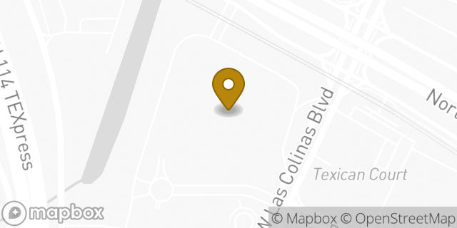 Map showing the location of Enterprise Rent-A-Car in Irving, TX 75039