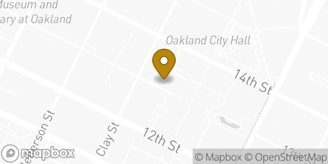 Map showing the location of Subway in Oakland, CA 94612