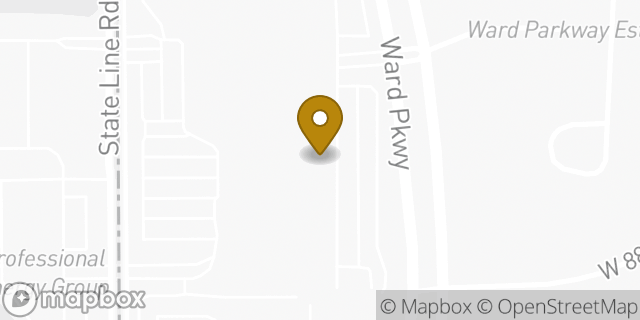 Map showing the location of Amazon Locker - Gris in Kansas City, MO 64114
