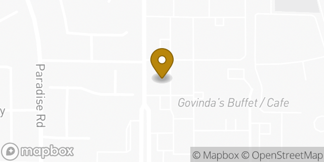 Map showing the location of Dunkin' in Las Vegas, NV 89123