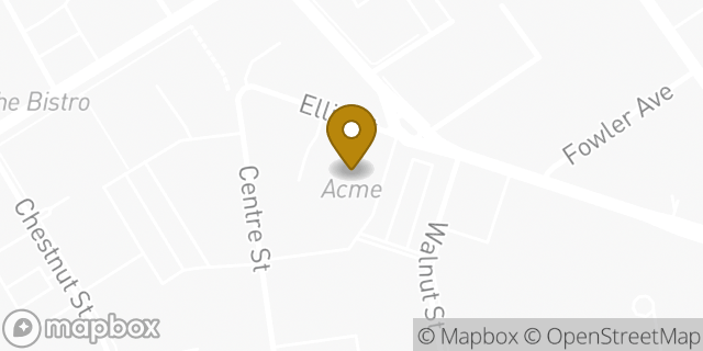 Map showing the location of ACME Markets in Haddonfield, NJ 08033
