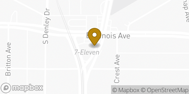 Map showing the location of 7-Eleven in Dallas, TX 75216
