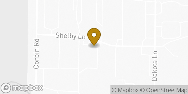 Map showing the location of Penske Truck Rental in Denton, TX 76207