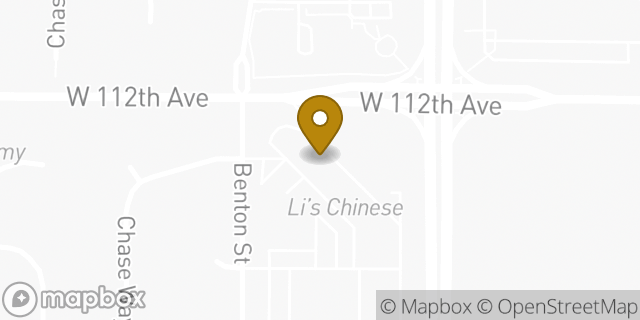 Map showing the location of Amazon Locker - Crackers in Westminster, CO 80020