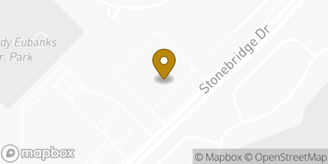 Map showing the location of Brookdale Stonebridge Ranch in McKinney, TX 75072