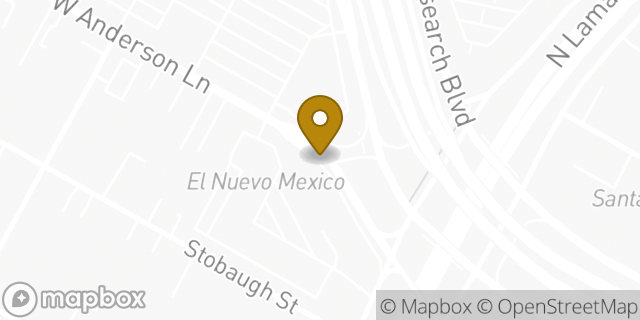 Map showing the location of Hertz in Austin, TX 78757