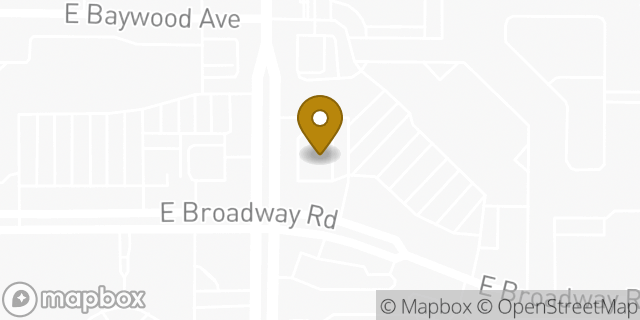 Map showing the location of Power & Superstition in Mesa, AZ 85206